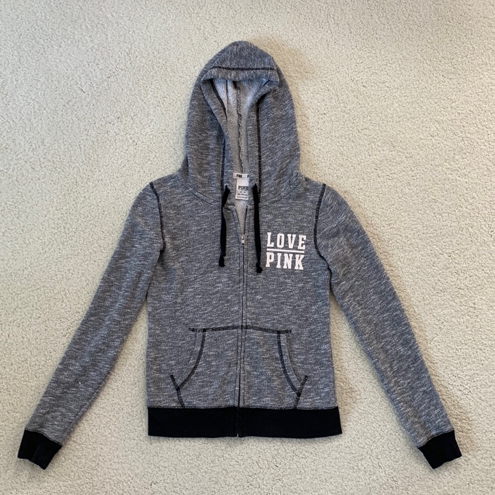 PINK Zip-up Sweatshirt
